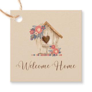 Welcome Home Realtor Congratulations Favor Tags