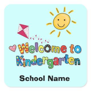 Welcome to Kindergarten Stickers