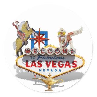 Welcome to Las Vegas Classic Round Sticker