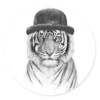 Welcome to the jungle classic round sticker