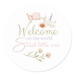 Welcome To The World Baby Stickers