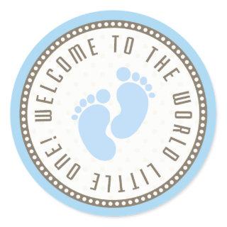 Welcome To The World Little One Classic Round Sticker