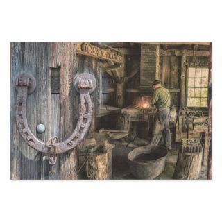 Welder Vintage Blacksmith Horseshoes  Sheets
