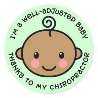 Well-Adjusted Baby Chiropractic Stickers