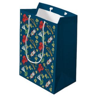 Welsh Costume and Emblems, Blue Medium Gift Bag