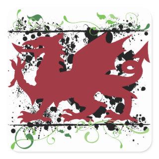 Welsh Dragon Stickers