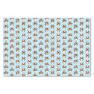 Welsh Springer Spaniel Painting - Original Dog Art Tissue Paper