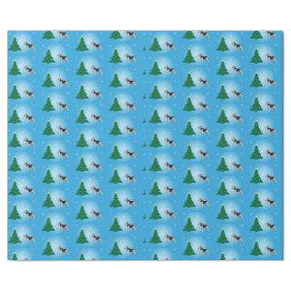 Welsh Terrier Blue Christmas