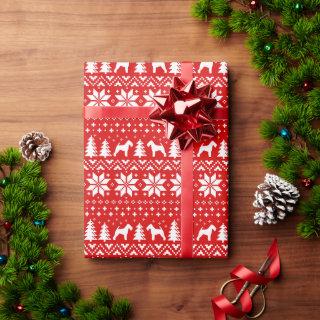 Welsh Terrier Dogs Cute Christmas Sweater Pattern