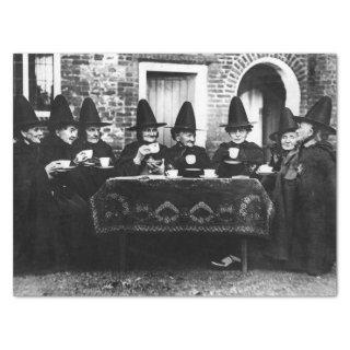 Welsh Witches Having Tea Crone Teatime   Tissue Paper