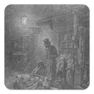Wentworth Street, Whitechapel, from 'London Square Sticker