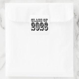 Western Class of 2026 Graduation  Square Sticker