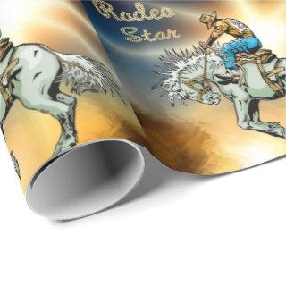 Western Rodeo Star Bronc Rider