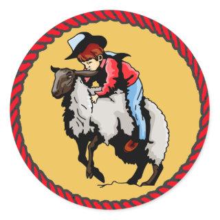 Western Stickers Rodeo Mutton Busting