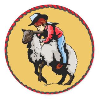 Western Stickers Rodeo Mutton Busting