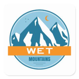 Wet Mountains Colorado Square Sticker