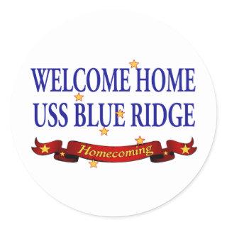 WH USS Blue Ridge 2 Classic Round Sticker