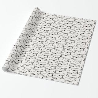 Whale geometric pattern