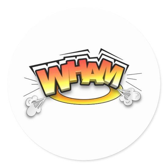 Wham Classic Round Sticker