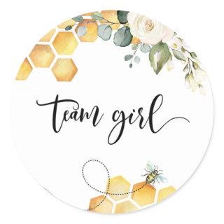 What will baby bee team girl stickers