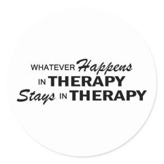 Whatever Happens - Therapy Classic Round Sticker