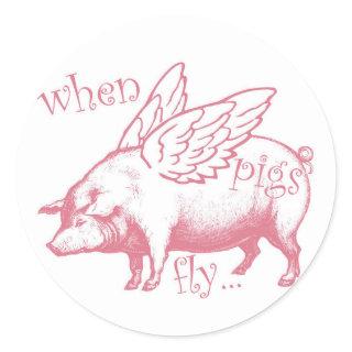 When Pigs Fly, Whimsical Stickers