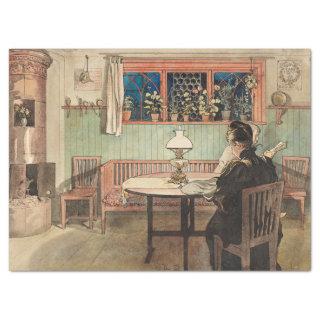 When the Children have Gone to Bed by Carl Larsson Tissue Paper