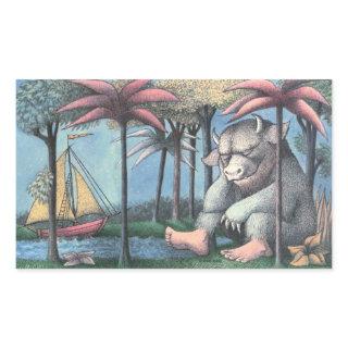 Where The Wild Things Are | Book Cover Rectangular Sticker