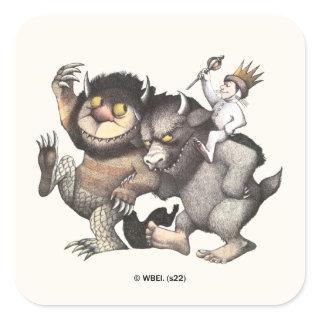 Where the Wild Things Are Characters Square Sticker