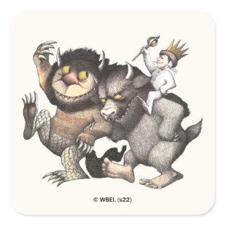 Where the Wild Things Are Characters Square Sticker