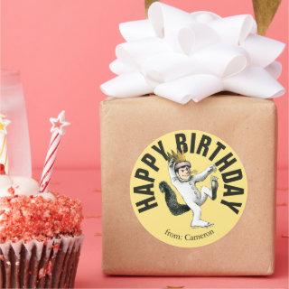 Where the Wild Things Are | Happy Birthday Classic Round Sticker