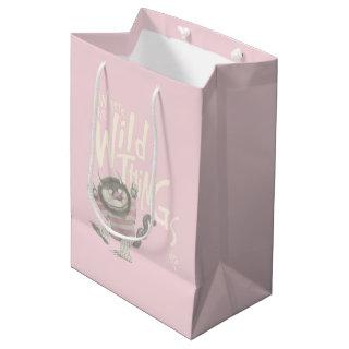 Where the Wild Things Are Quote - Pink Medium Gift Bag