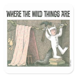 Where The Wild Things Are | Scene 1 Square Sticker