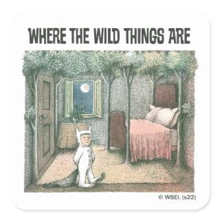 Where The Wild Things Are | Scene 3 Square Sticker