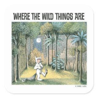 Where The Wild Things Are | Scene 4 Square Sticker