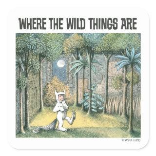 Where The Wild Things Are | Scene 4 Square Sticker