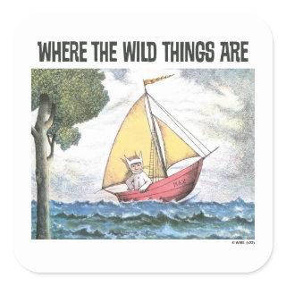 Where The Wild Things Are | Scene 5 Square Sticker