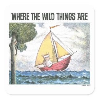 Where The Wild Things Are | Scene 5 Square Sticker