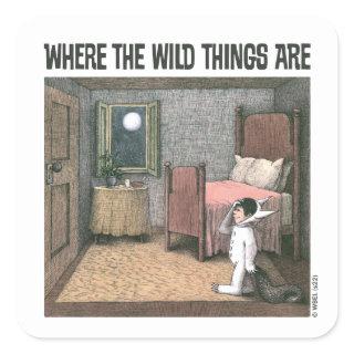 Where The Wild Things Are | Scene 7 Square Sticker