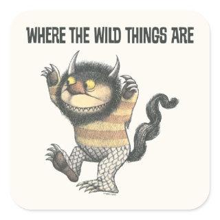 Where the Wild Things Are | Wild Thing Square Sticker