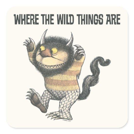 Where the Wild Things Are | Wild Thing Square Sticker