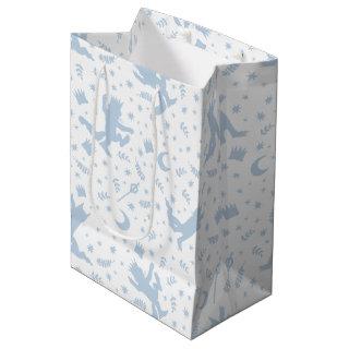 Where the Wild Things Blue Floral Medium Gift Bag
