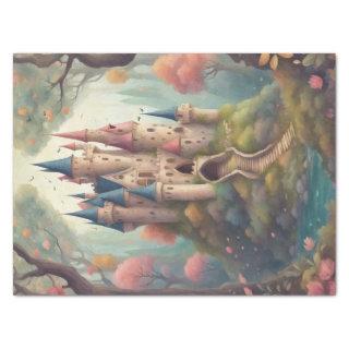 Whimsical Castle Decoupage Paper