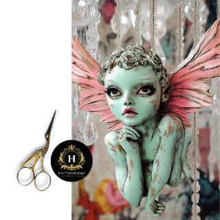 Whimsical Gothic Fairy Art Decoupage  Tissue Paper