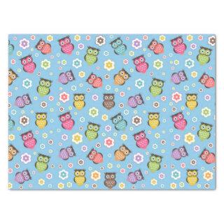Whimsical Owl Pattern Tissue Paper