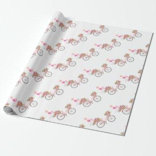 Whimsical Pink Bicycle