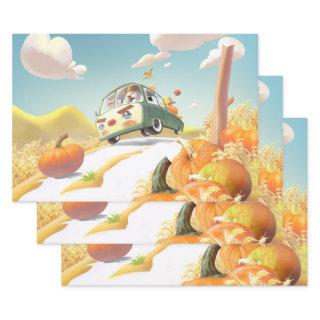 Whimsical Pumpkin Ride  Sheets