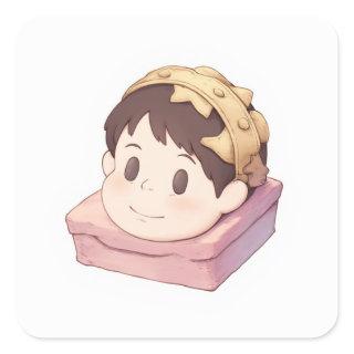 Whimsical Whimsical Art Square Sticker