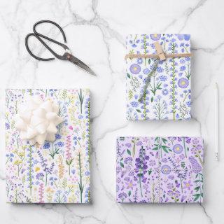 Whimsical Wildflowers Pretty Spring Pattern  Sheets