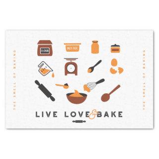 Whisk & Bake Delight: Kitchen Baking Essentials Tissue Paper